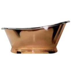 Trafalgar Copper 1700 X 787mm Slipper Roll Top Bath Tub (Nickel Inside) -Bathroom Products Store cops317 d1
