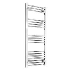Reina Capo H1600 X W400mm Chrome Flat Electric Towel Rail - ON/OFF Element