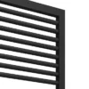 Cruze Designer Heated Towel Rail - Matt Black (1813 X 500mm) -Bathroom Products Store crztr185 d1