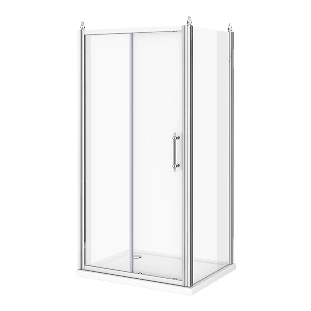 Chatsworth Traditional 1000 X 900mm Sliding Door Shower Enclosure + Tray 6 Chatsworth Traditional 1000 X 900mm Sliding Door Shower Enclosure + Tray - Image 4