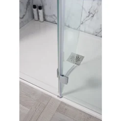 Crosswater - Design View Walk In Easy Access Shower Enclosure - 2 Size Options -Bathroom Products Store design walk in d1