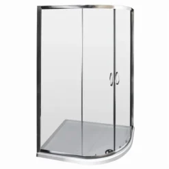 Ella Offset Quadrant Enclosure - 1200 X 900mm - ERQ129 - Enclosure Only -Bathroom Products Store erq129d1