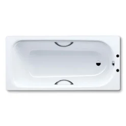 Kaldewei Eurowa 1600 X 700mm Steel Enamel Bath With Twin Grip Handles (2TH)