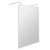 Hudson Reed Free Standing Wet Room Screen With Double Support Arms -Bathroom Products Store graf0d1