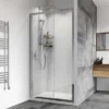 Roman - Haven8 Sliding Shower Door - Various Size Options -Bathroom Products Store h4s11cs l