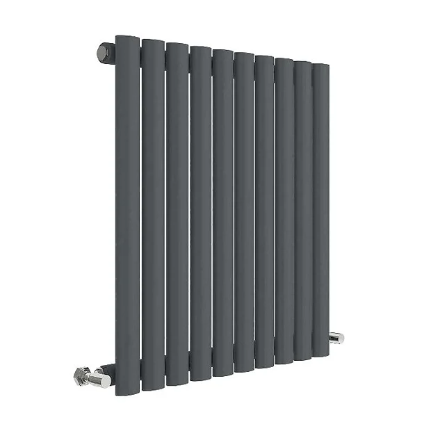 Hudson Reed Revive 600 X 586mm Horizontal Single Panel Radiator - Anthracite 4 Hudson Reed Revive 600 X 586mm Horizontal Single Panel Radiator - Anthracite - Image 2