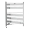 Lindley Straight Heated Towel Rail - W500 X H690mm - Chrome -Bathroom Products Store htr019l