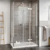Roman Innov8 Corner Bi-Fold Shower Door With In-Line Panel -Bathroom Products Store incr12 l