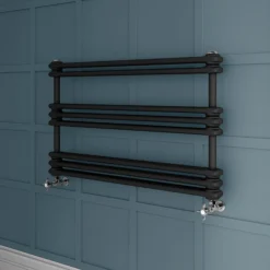 Keswick 1000 X 612 Cast Iron Style Traditional Anthracite Towel Rail -Bathroom Products Store kesant610nd1