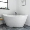 Sofia 1700 X 800mm Modern Double Ended Freestanding Bath 2 Sofia 1700 X 800mm Modern Double Ended Freestanding Bath -Bathroom Products Store lbt17w n d6