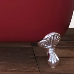 JIG Lyon Cast Iron Roll Top Slipper Bath (1370x730mm) With Feet -Bathroom Products Store lyon d2