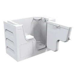 Milton Luxury Walk In 1300 X 660mm Easy Access Deep Soak Bath Inc. Front + End Panels