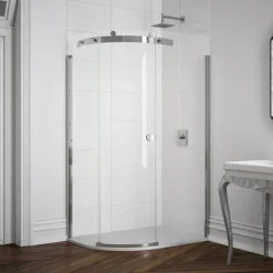 Merlyn 10 Series 1200 X 800mm LH 1 Door Offset Quadrant Enclosure -Bathroom Products Store m103243cl d1