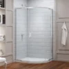 Merlyn 8 Series 900 X 760mm 1 Door Offset Quadrant Enclosure -Bathroom Products Store m83222 ln