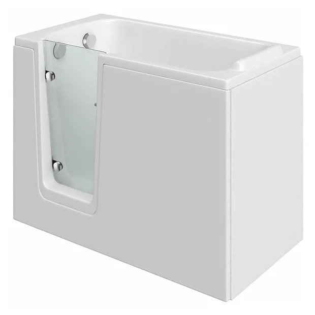 Milton Luxury Walk In 1210mm Easy Access Deep Soak Bath Inc. Front + End Panels 3 Milton Luxury Walk In 1210mm Easy Access Deep Soak Bath Inc. Front + End Panels