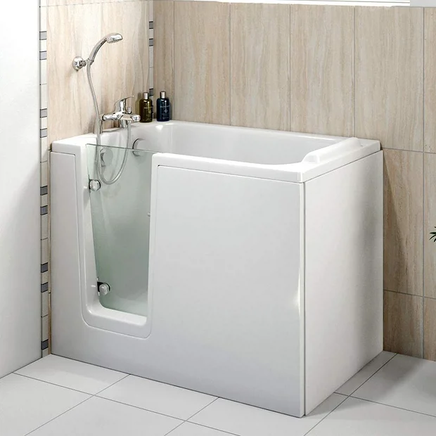 Milton Luxury Walk In 1210mm Easy Access Deep Soak Bath Inc. Front + End Panels 4 Milton Luxury Walk In 1210mm Easy Access Deep Soak Bath Inc. Front + End Panels - Image 2
