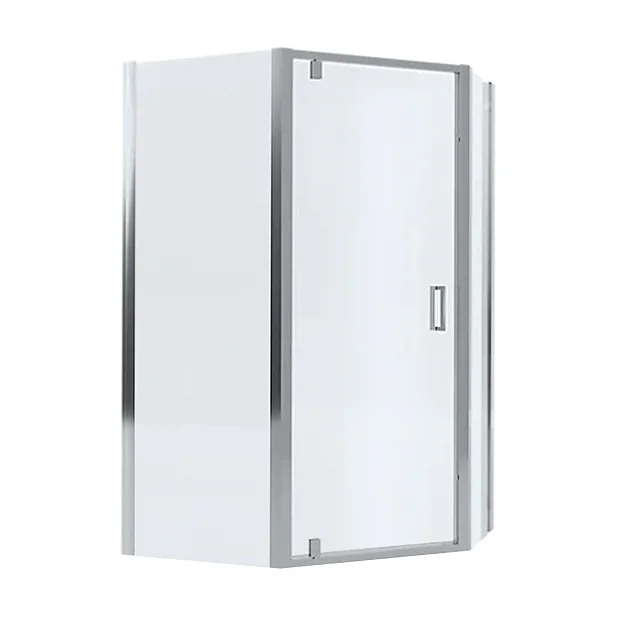 Mira Leap 1200 X 900 Offset Pentagon Pivot Door Shower Enclosure 3 Mira Leap 1200 X 900 Offset Pentagon Pivot Door Shower Enclosure