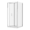 Monza 760 X 760mm Bi-Fold Door Shower Enclosure + Pearlstone Tray 1 Monza 760 X 760mm Bi-Fold Door Shower Enclosure + Pearlstone Tray -Bathroom Products Store monza 900 bifold enclosure d1 4