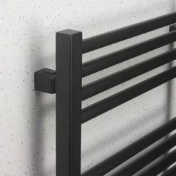 Crosswater MPRO 480 X 1140mm Heated Towel Rail - Matt Black -Bathroom Products Store mp48x1140mb d1