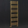Crosswater MPRO 480 X 1380mm Heated Towel Rail - Brushed Brass Effect -Bathroom Products Store mp48x13800f d2