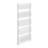 Monza 500 X 1269 White Designer D-Shaped Heated Towel Rail -Bathroom Products Store mz1268x5w d2