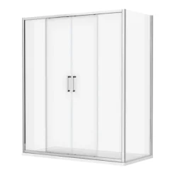 Monza 1700 X 800mm Double Sliding Door Shower Enclosure + Pearlstone Tray 9 Monza 1700 X 800mm Double Sliding Door Shower Enclosure + Pearlstone Tray -Bathroom Products Store mz148sdetd2