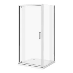 Monza 760 X 760mm Pivot Door Shower Enclosure + Pearlstone Tray 8 Monza 760 X 760mm Pivot Door Shower Enclosure + Pearlstone Tray -Bathroom Products Store mzpv76et d1