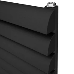 Monza 500 X 850mm Venetian Style Anthracite Designer Towel Rail -Bathroom Products Store mzv855ant d1