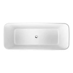 Clearwater Palermo Natural Stone Bath Hand Polished White - 1790 X 750mm