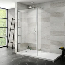 Nova Wet Room Screen - Various Sizes (1850mm High) -Bathroom Products Store nv0 new d1