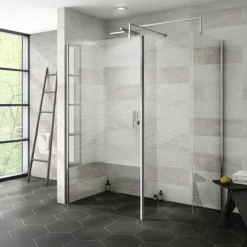 Nova Wet Room Screen - Various Sizes (1850mm High) -Bathroom Products Store nv0 new d2
