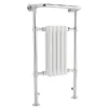 Old London - Chrome & White Tilbury Radiator - 965 X 540mm 2 Old London - Chrome & White Tilbury Radiator - 965 X 540mm -Bathroom Products Store oldlondonchromewhitetilburyradiator965x540mmldr002l