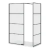 Osaka Matt Black 1400 X 900mm Wet Room (inc. Screen, Side Panel + Tray) 2 Osaka Matt Black 1400 X 900mm Wet Room (inc. Screen, Side Panel + Tray) -Bathroom Products Store osmbwisp149 d3