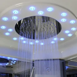 Insignia Platinum 1100 X 700mm Shower Cabin Black Frame -Bathroom Products Store pl11obfcg d2