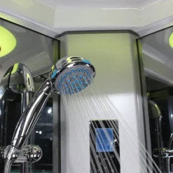 Insignia Premium 1100 X 700mm Steam Shower Black Frame -Bathroom Products Store pr11obfcgs d4