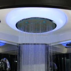 Insignia Premium 1200 X 800mm Steam Shower Black Frame -Bathroom Products Store pr12lobfcgs d1