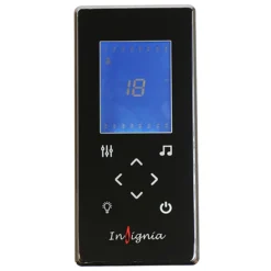 Insignia Premium 1200 X 800mm Steam Shower Black Frame -Bathroom Products Store pr12lobfcgs d4