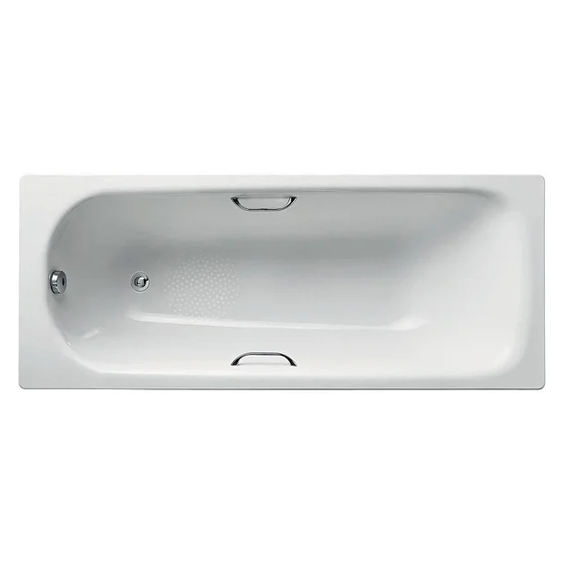 Armitage Shanks Sandringham 21 1700 X 700mm 0TH Steel Bath With Handgrips & Anti-Slip 3 Armitage Shanks Sandringham 21 1700 X 700mm 0TH Steel Bath With Handgrips & Anti-Slip