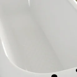 Aurora 1600 X 700mm 2TH Steel Enamel Bath With Grips + Anti Slip -Bathroom Products Store sebtg1600gp d2