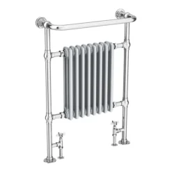 Chatsworth Savoy Light Grey Traditional Heated Towel Rail Radiator