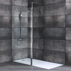 Nova 1400 X 900 Wet Room (800mm Screen, Return Panel + Tray) -Bathroom Products Store swie14nd1