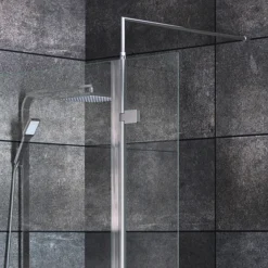 Nova 1400 X 900 Wet Room (800mm Screen, Return Panel + Tray)