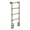 Bloomsbury Old English Brass 498 X 1194mm Floor Mounted Towel Rail -Bathroom Products Store tr19oeb n d1