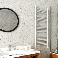 Keswick White Traditional 500 X 1200mm Heated Towel Rail