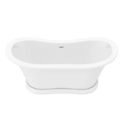 Trafalgar 1685 X 745 Double Ended Slipper Roll Top Bath -Bathroom Products Store twht1685 n d3