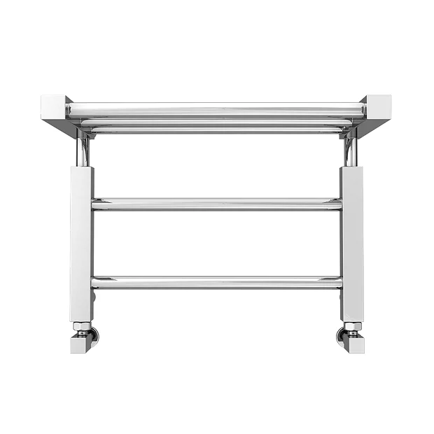 Brooklyn Modern 350 X 500mm Chrome Heated Towel Rail Shelf 6 Brooklyn Modern 350 X 500mm Chrome Heated Towel Rail Shelf - Image 4
