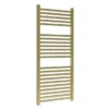 Venice Cubo Heated Towel Rail - Brushed Brass (1110 X 500mm) 1 Venice Cubo Heated Towel Rail - Brushed Brass (1110 X 500mm) -Bathroom Products Store vctr115bb l