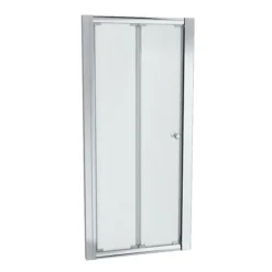 Newark 760 X 760mm Bi-Folding Shower Enclosure + Pearlstone Tray -Bathroom Products Store ventura760x760mmbifoldingenclosurewithshowertrayd1