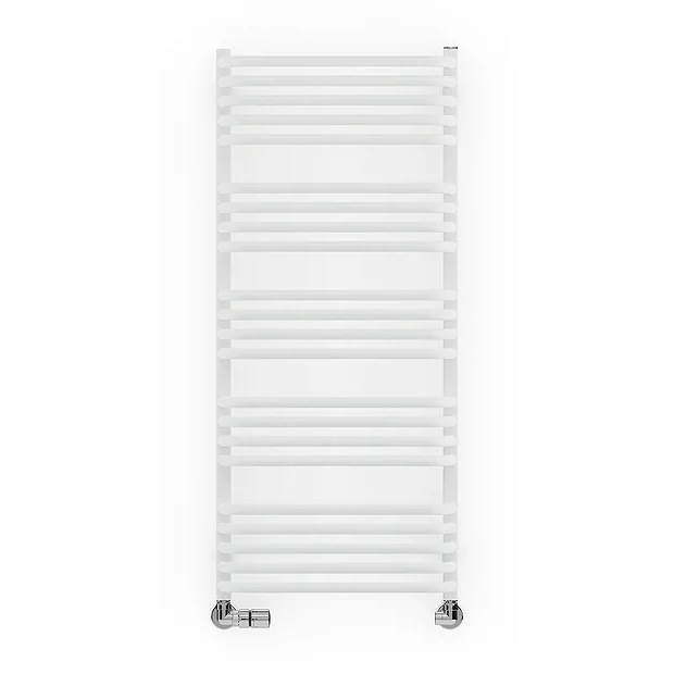 Terma Alex H1140 X W500mm White Heated Towel Rail 6 Terma Alex H1140 X W500mm White Heated Towel Rail - Image 4