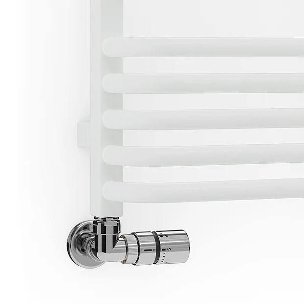 Terma Alex H1140 X W500mm White Heated Towel Rail 3 Terma Alex H1140 X W500mm White Heated Towel Rail